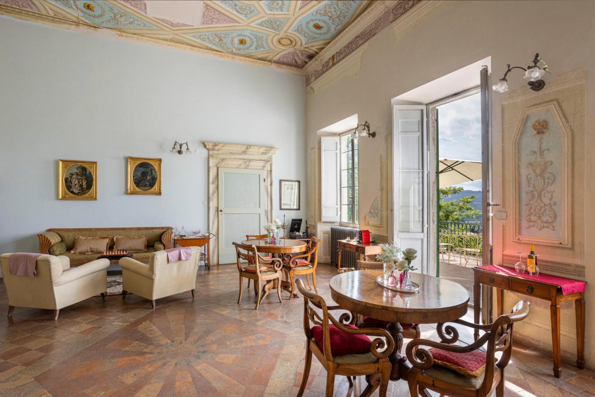 B&B In An 1800S Frescoed Villa With Panoramic Solarium And Historic Park - Villa Mastrangelo Colli del Tronto Exterior foto